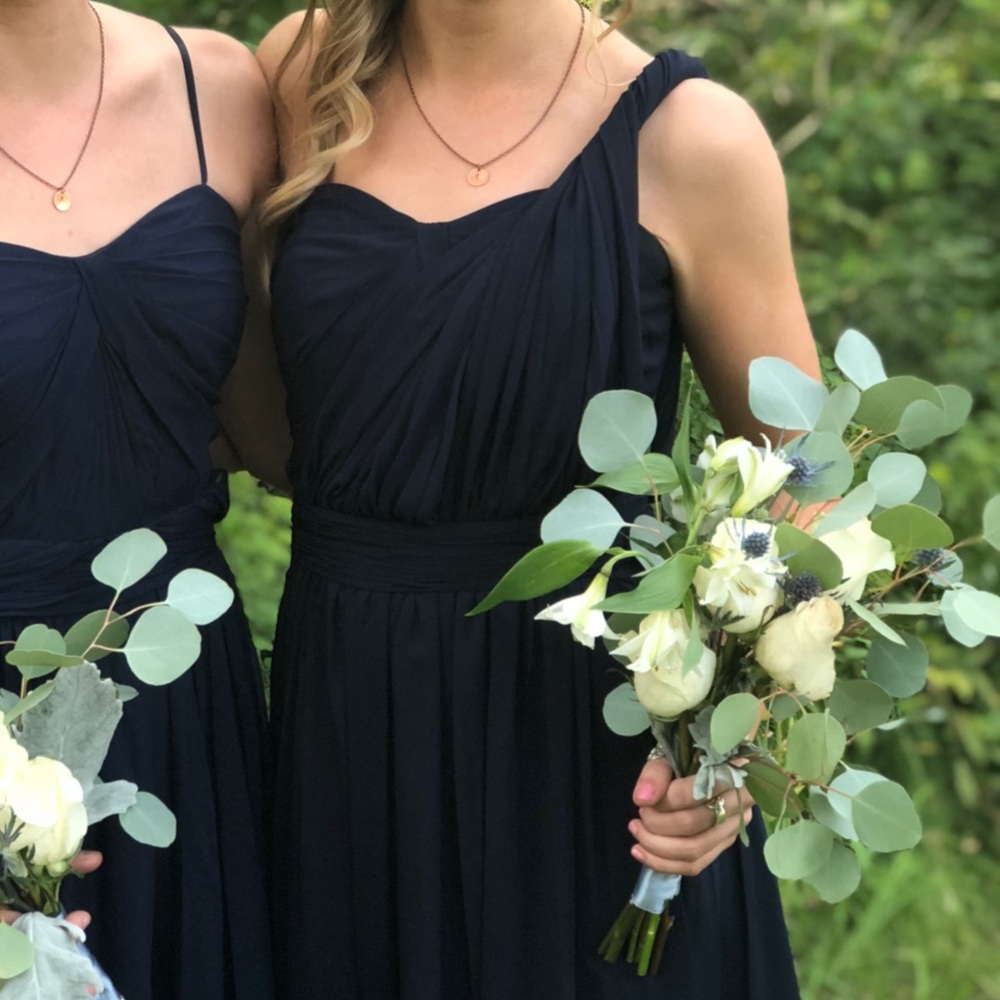 Birds grey dress (hemmed)